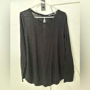 Athleta Long sleeve with keyhole/open back